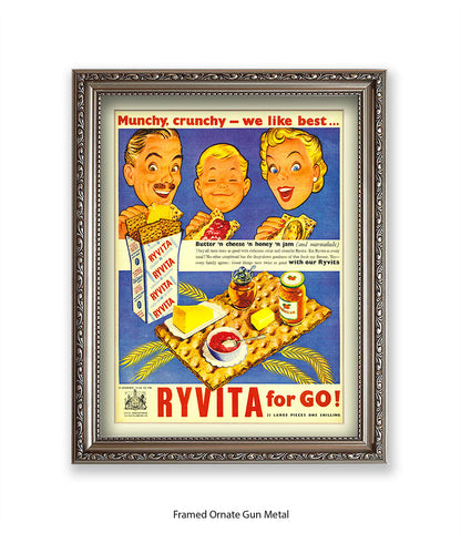 For go! - Munchy, Crunchy - Art Print