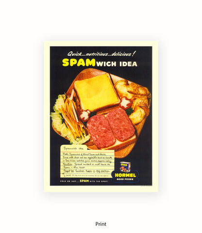 Spamwich Idea- Hormel - Art Print