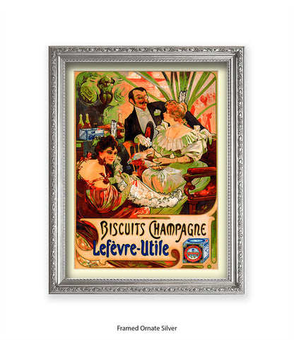 Biscuits Champagne - Lefevre - Utile 3 People - Art Print