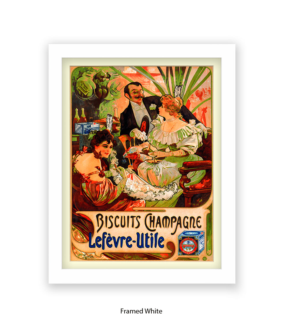Biscuits Champagne - Lefevre - Utile 3 People - Art Print