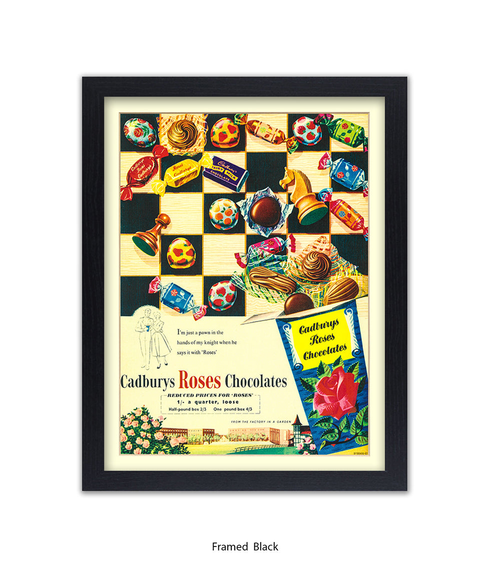 Cadbury's Roses - Art Print