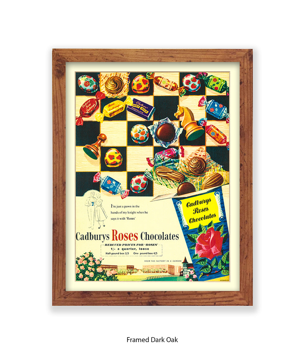 Cadbury's Roses - Art Print