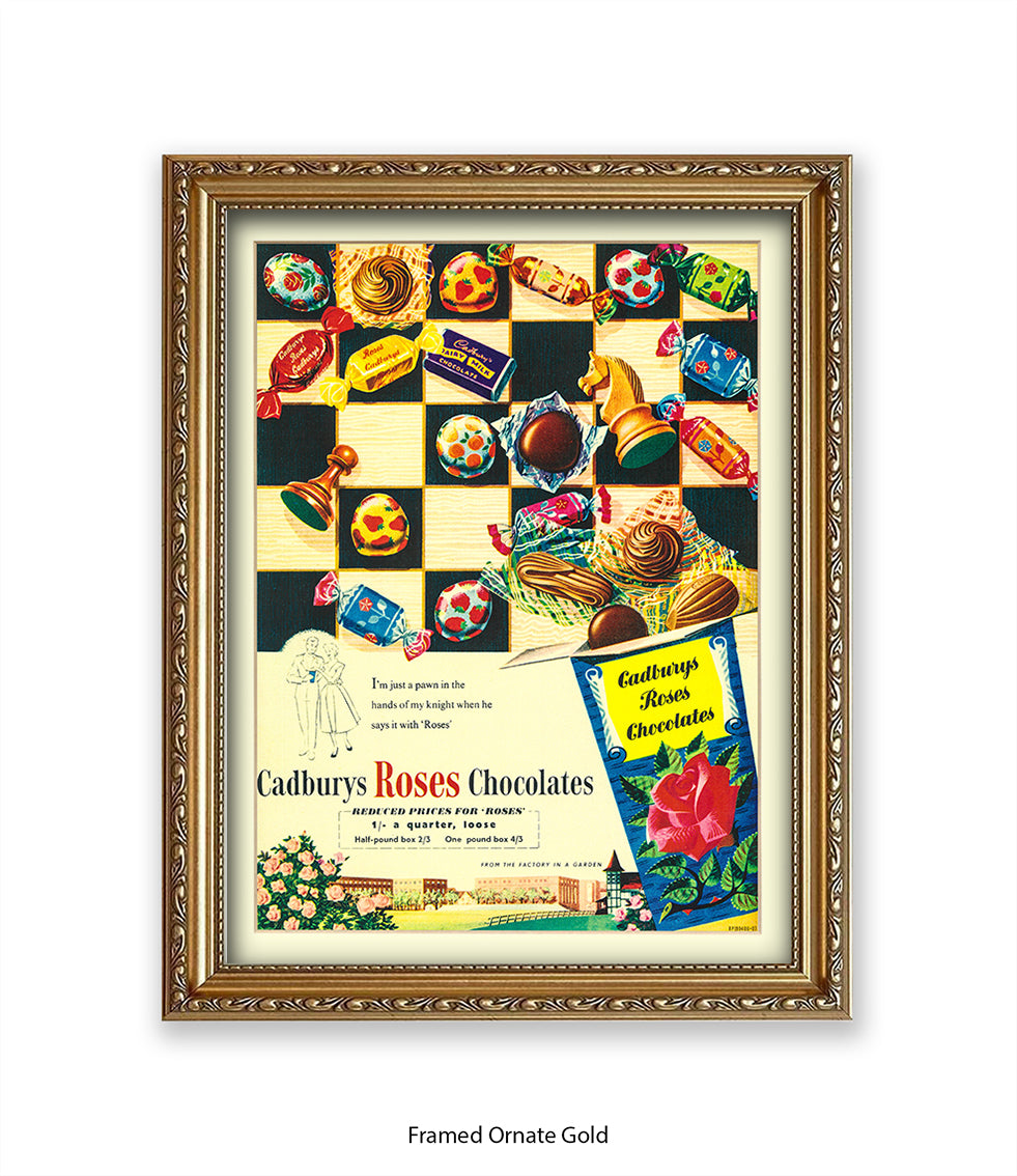Cadbury's Roses - Art Print