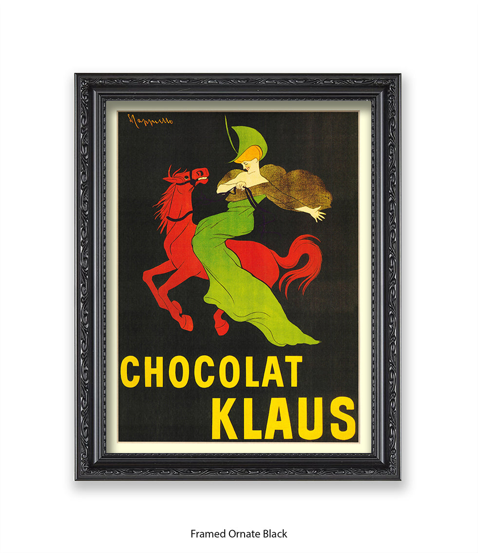 Chocolat - Klaus - Lady On Horse - Art Print