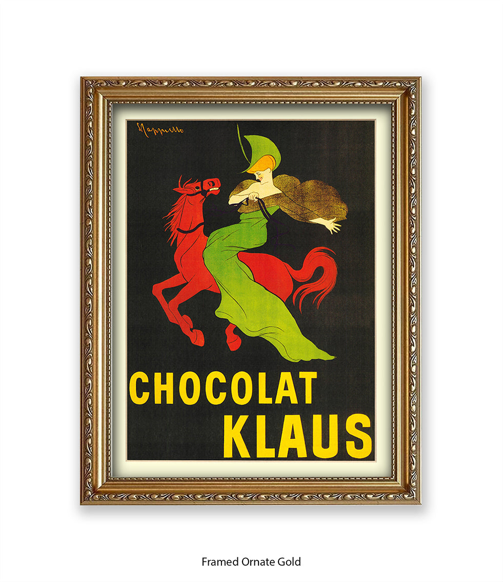 Chocolat - Klaus - Lady On Horse - Art Print