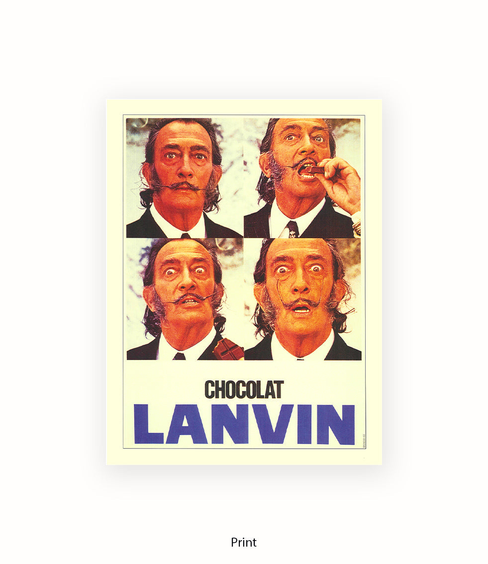 Chocolat - Lanvin - Salvador Dali - Art Print