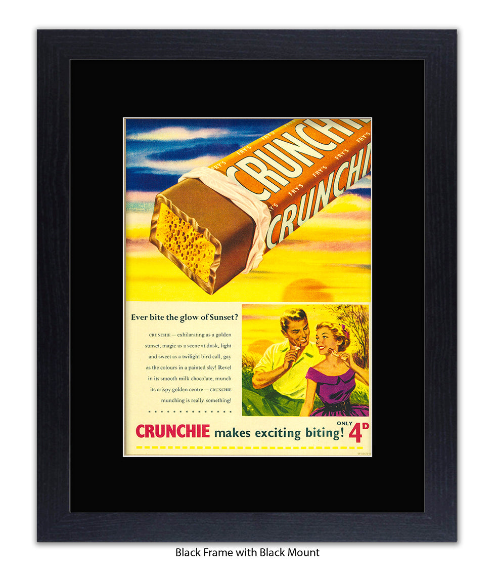Crunchie - Makes Exciting Biting - Art Print
