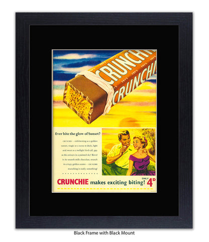 Crunchie - Makes Exciting Biting - Art Print