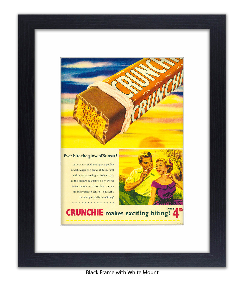 Crunchie - Makes Exciting Biting - Art Print
