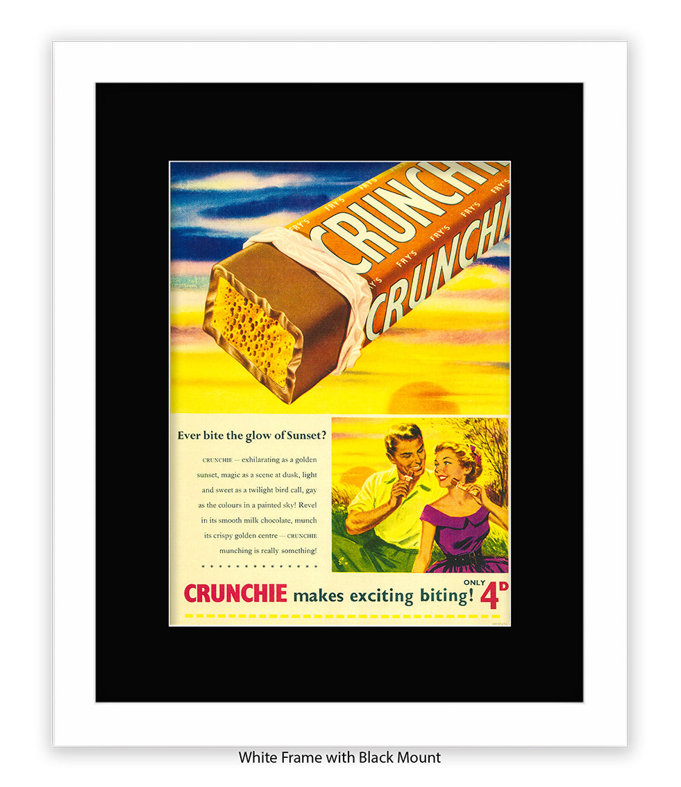 Crunchie - Makes Exciting Biting - Art Print