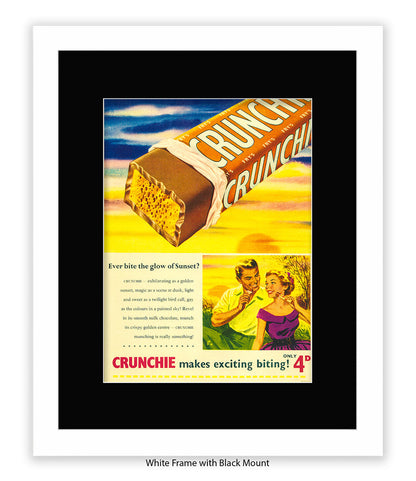 Crunchie - Makes Exciting Biting - Art Print