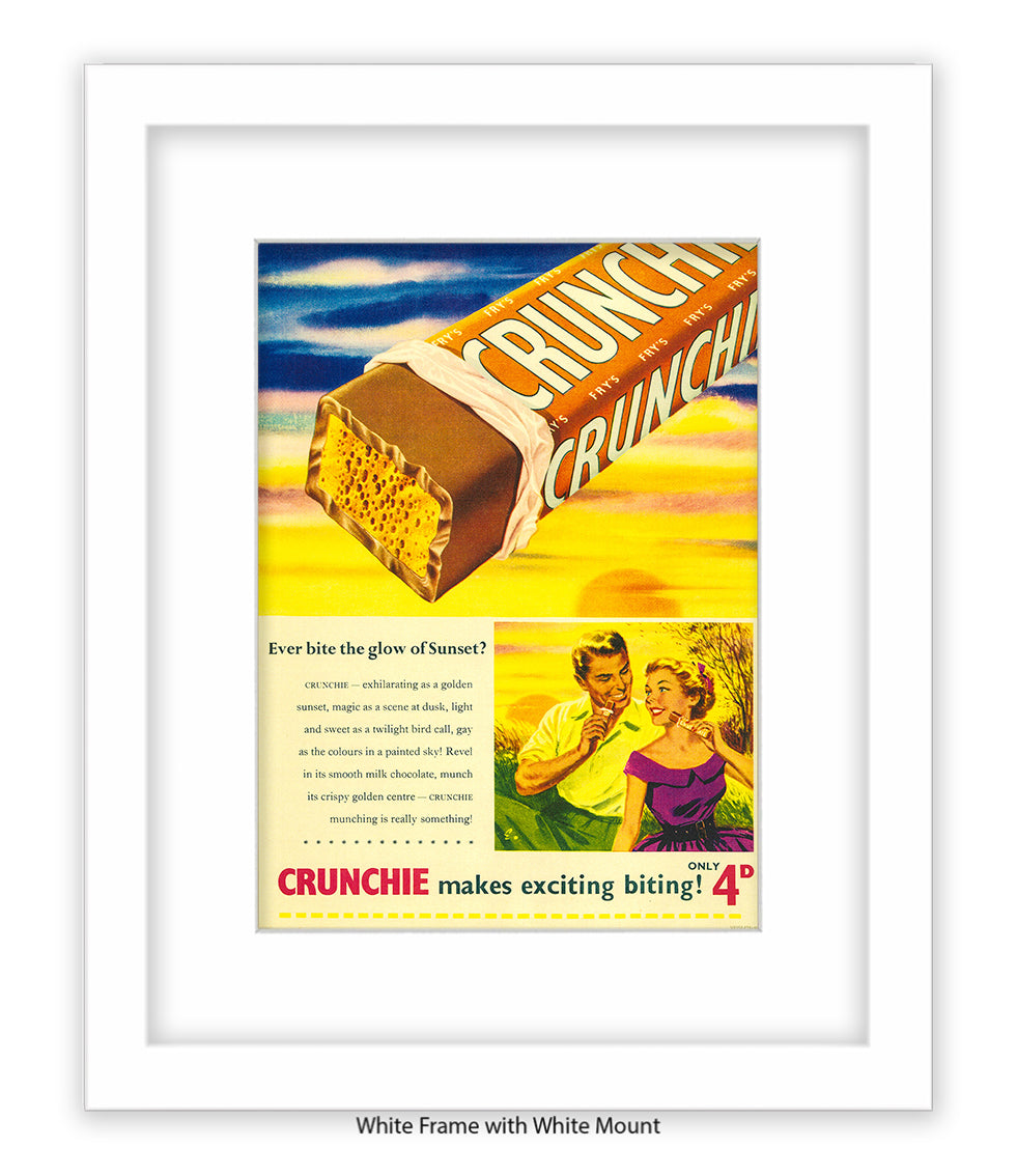 Crunchie - Makes Exciting Biting - Art Print