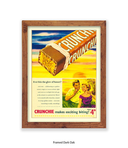 Crunchie - Makes Exciting Biting - Art Print