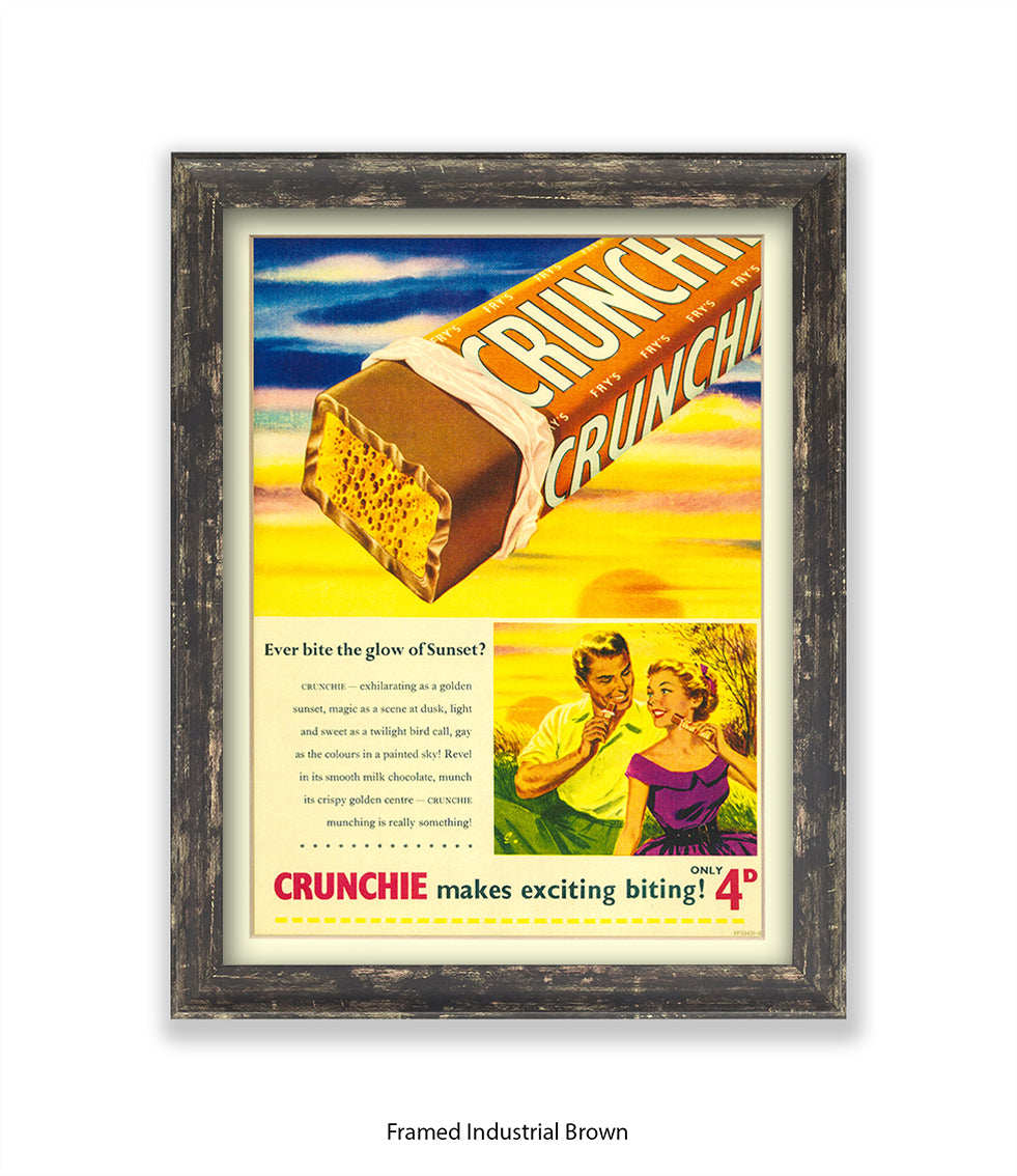 Crunchie - Makes Exciting Biting - Art Print