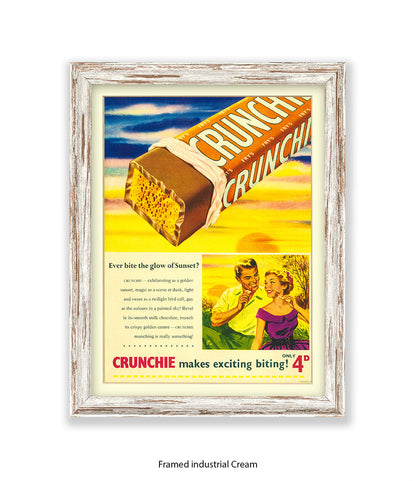 Crunchie - Makes Exciting Biting - Art Print