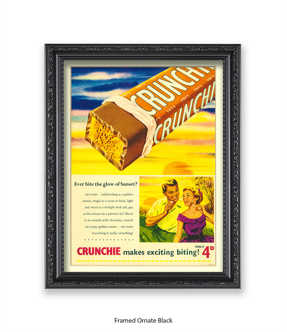 Crunchie - Makes Exciting Biting - Art Print