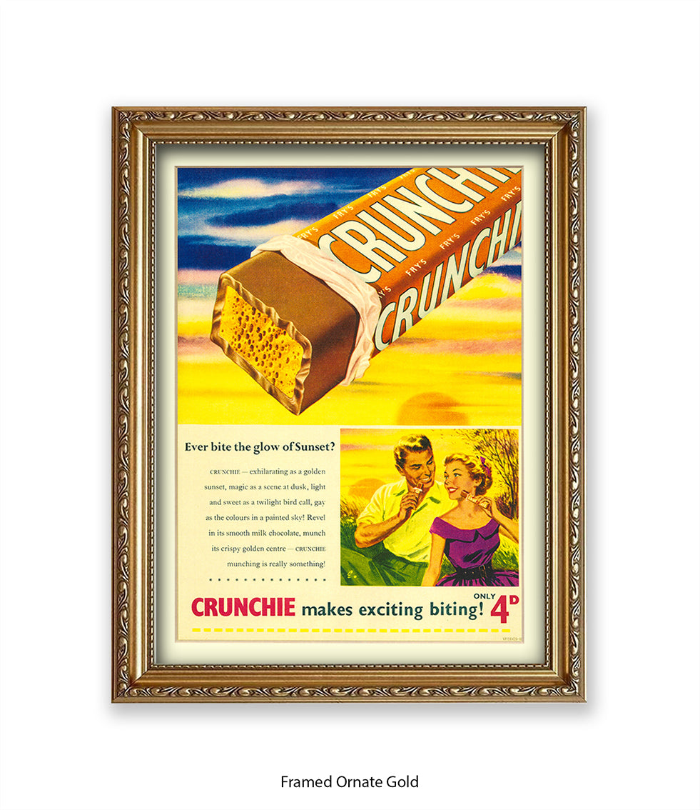 Crunchie - Makes Exciting Biting - Art Print