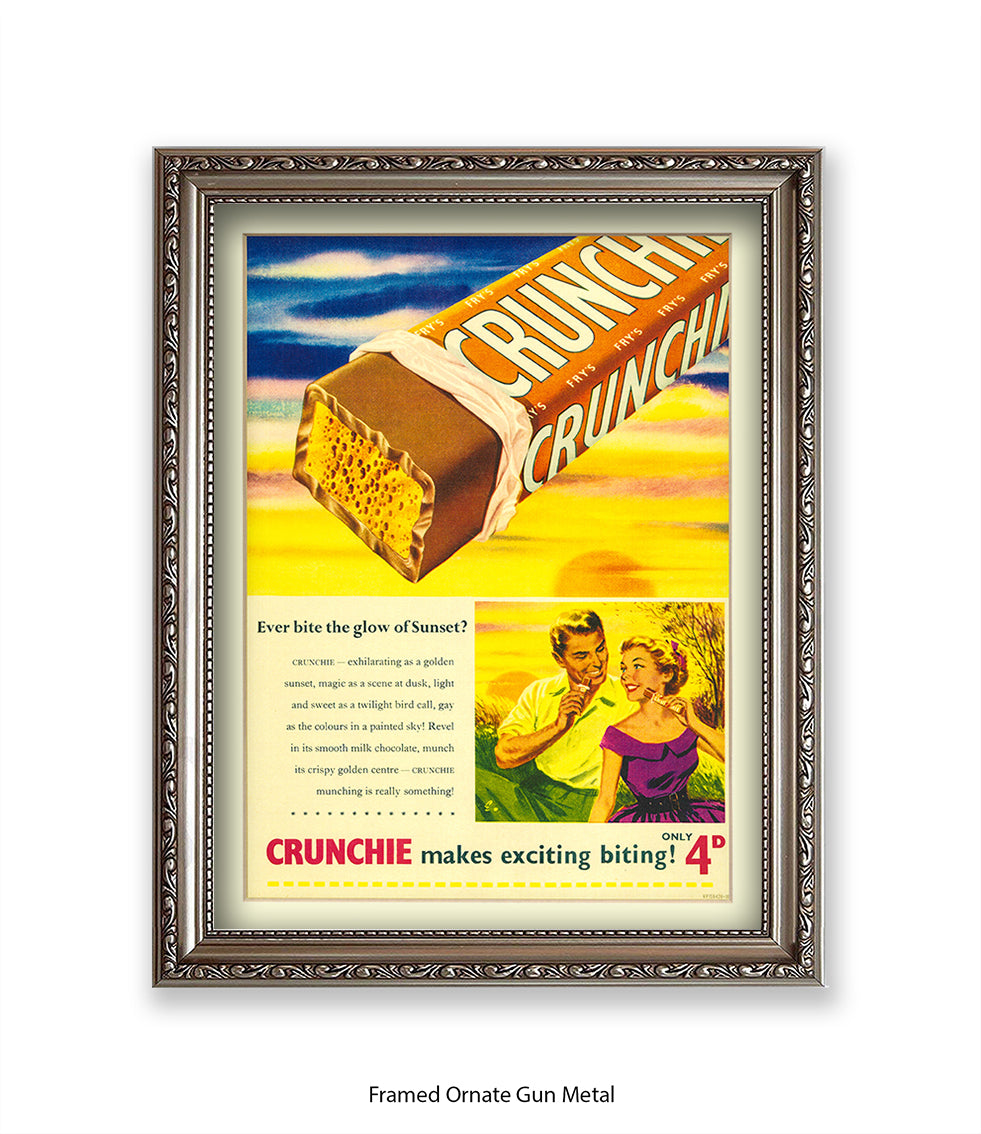Crunchie - Makes Exciting Biting - Art Print