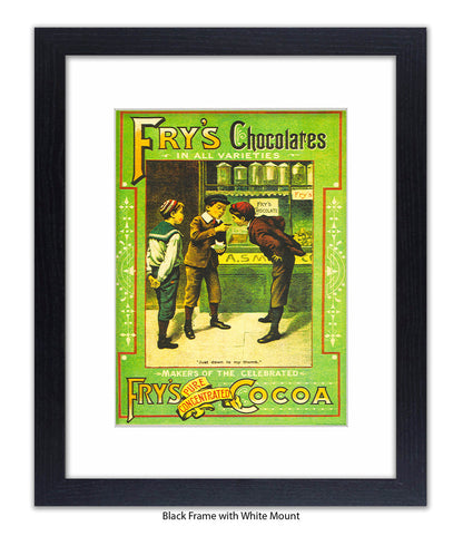 Fry's Milk Chocolate - 3 Boys - Art Print