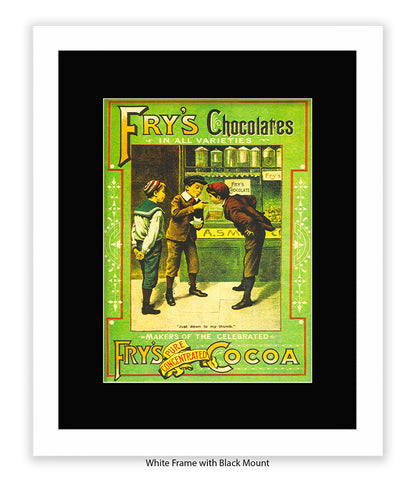 Fry's Milk Chocolate - 3 Boys - Art Print