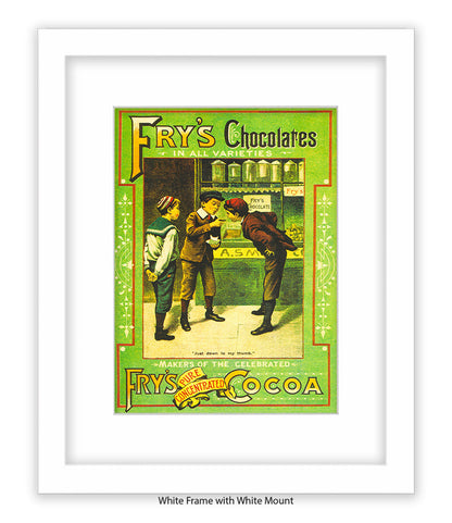 Fry's Milk Chocolate - 3 Boys - Art Print
