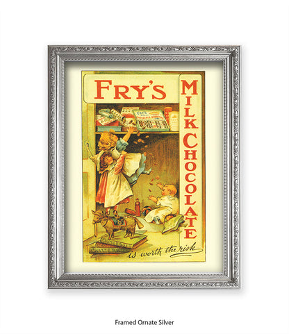 Fry's Milk Chocolate - its worth the risk - Art Print