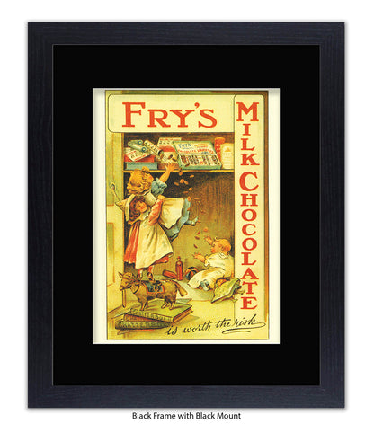 Fry's Milk Chocolate - its worth the risk - Art Print