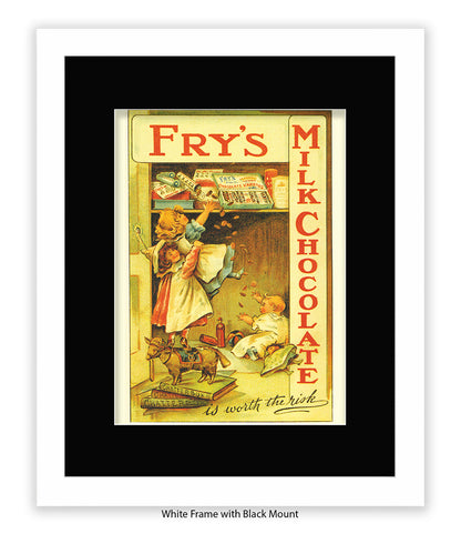 Fry's Milk Chocolate - its worth the risk - Art Print
