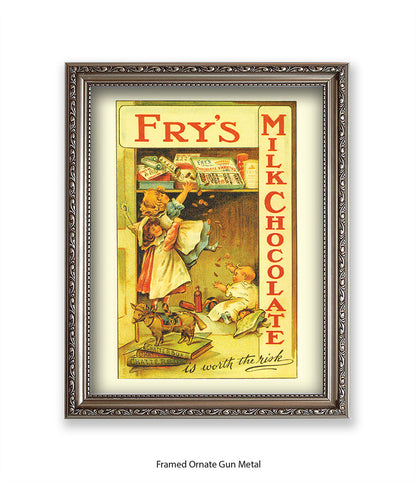 Fry's Milk Chocolate - its worth the risk - Art Print