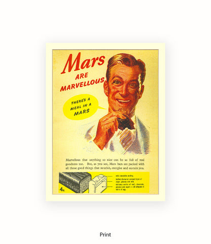 Mars - Are Marvellous  - Art Print