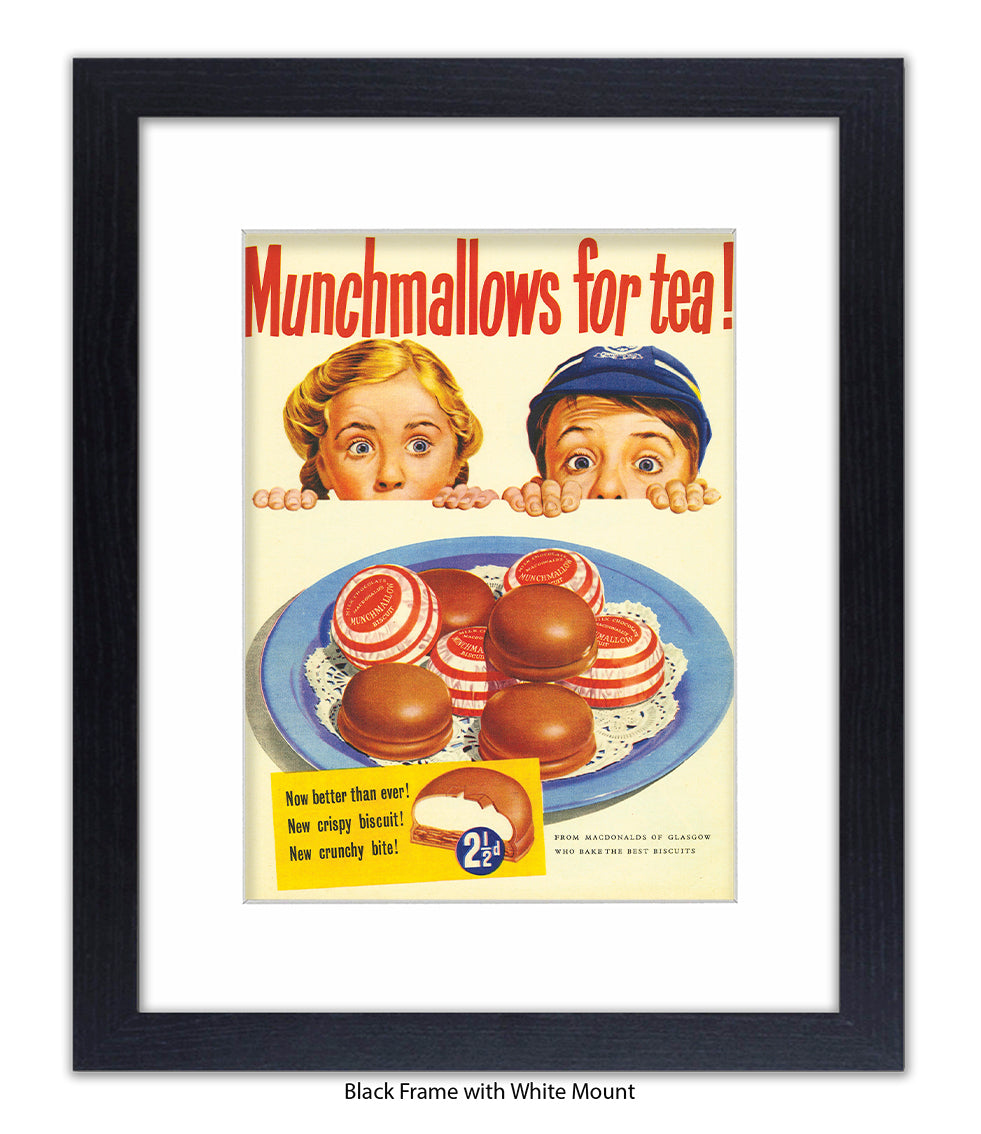 Marshmallows For Tea -  Art Print