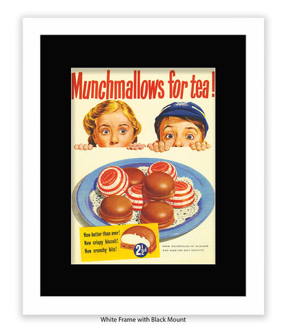 Marshmallows For Tea -  Art Print