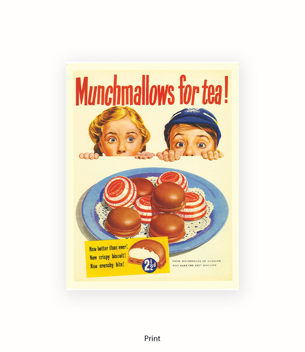 Marshmallows For Tea -  Art Print