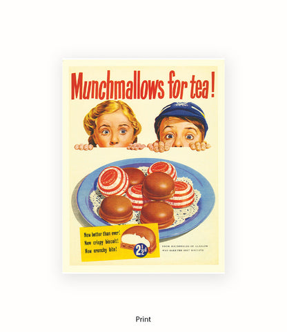 Marshmallows For Tea -  Art Print