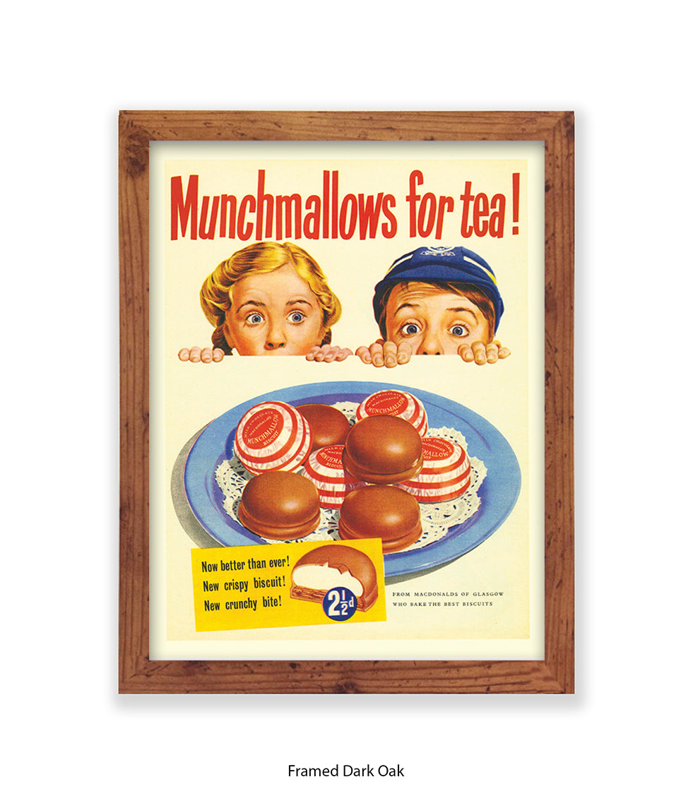 Marshmallows For Tea -  Art Print