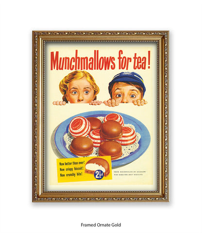 Marshmallows For Tea -  Art Print