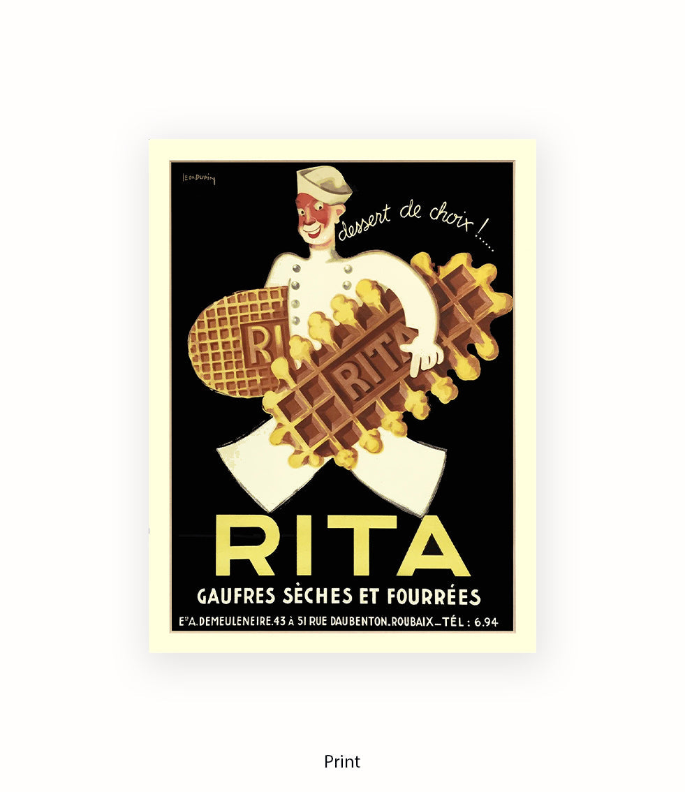 Rita - Dessert De Choix - Art Print
