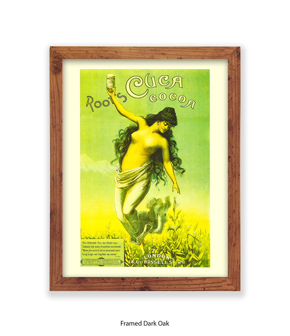 Roots Cuca Cocoa - Green - Art Print