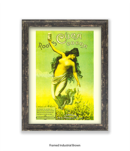 Roots Cuca Cocoa - Green - Art Print