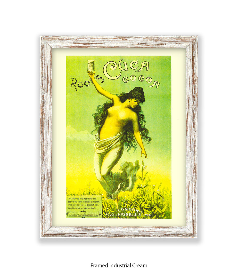 Roots Cuca Cocoa - Green - Art Print
