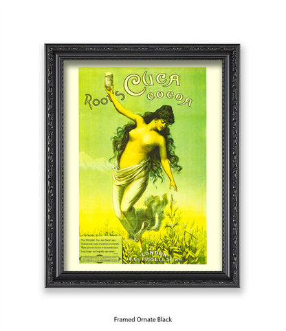 Roots Cuca Cocoa - Green - Art Print