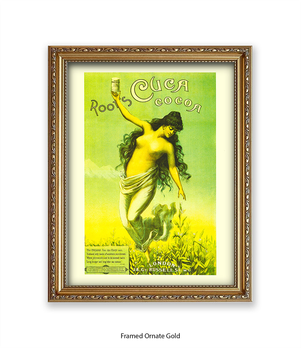 Roots Cuca Cocoa - Green - Art Print