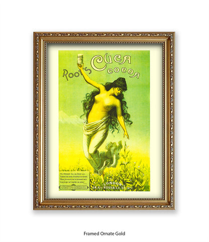 Roots Cuca Cocoa - Green - Art Print