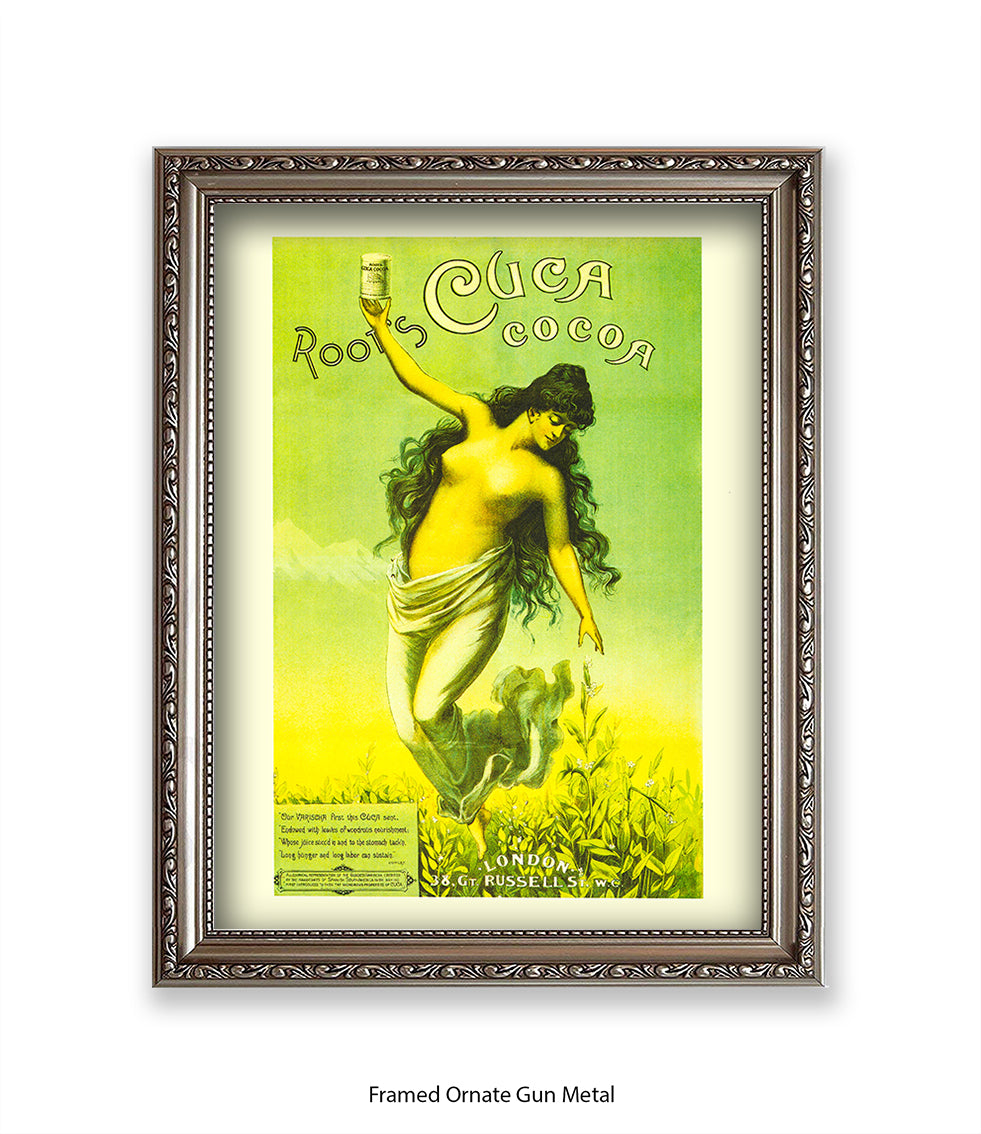 Roots Cuca Cocoa - Green - Art Print