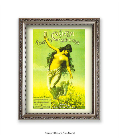 Roots Cuca Cocoa - Green - Art Print