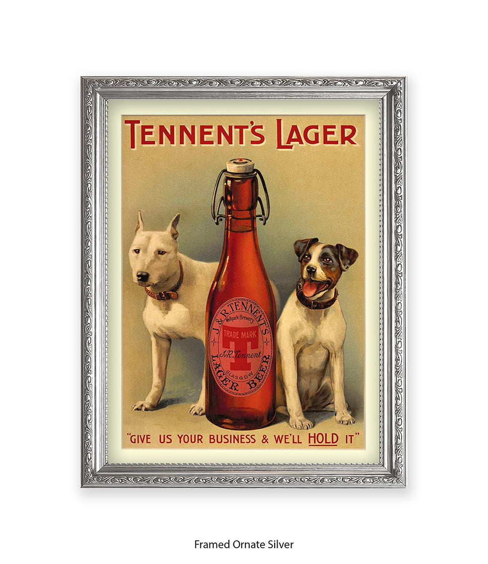 Tennent's Lager Art Print