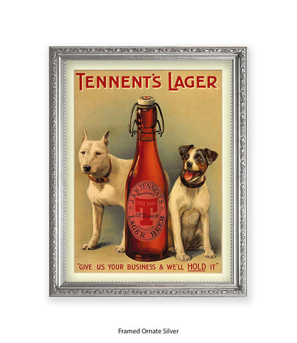 Tennent's Lager Art Print
