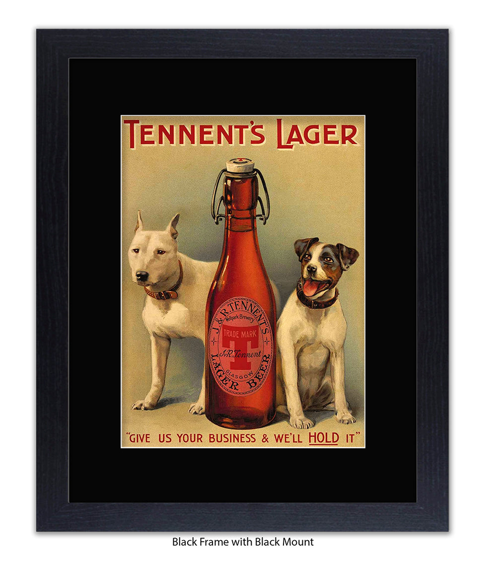 Tennent's Lager Art Print
