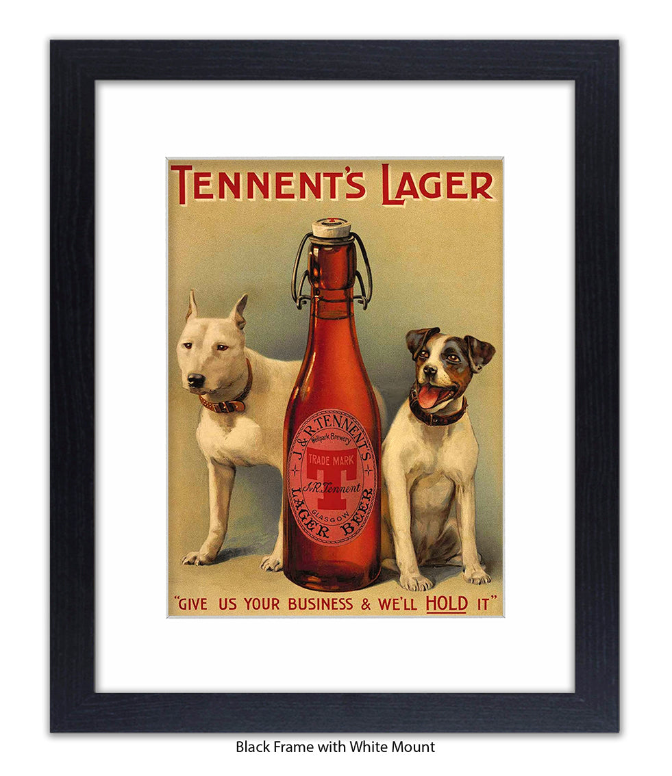 Tennent's Lager Art Print