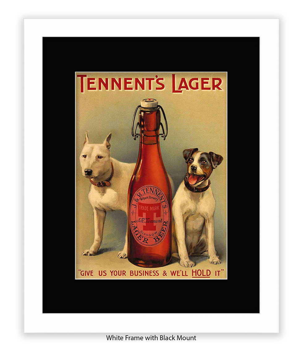 Tennent's Lager Art Print